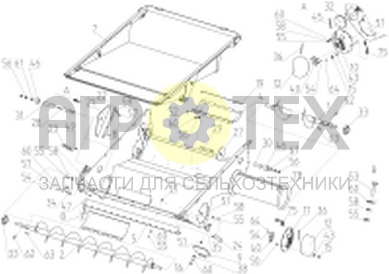 Блок шнеков (101.01.05.000-01) (№46 на схеме)